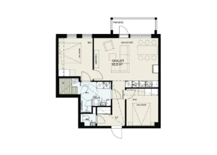 Arctic Echo D20 Ski-in Ski-out By Aavalevi